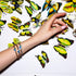 Kite | Silver | Enamel | Crystal Charm Bracelet